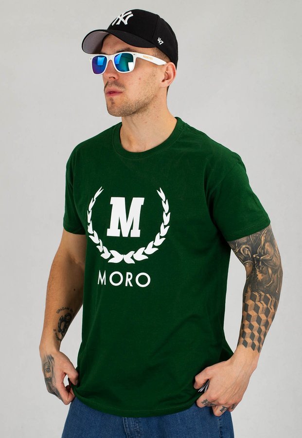 T-shirt Moro Sport New Laur zielony