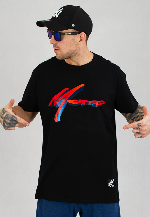 T-shirt Moro Sport Paris 3D czarny