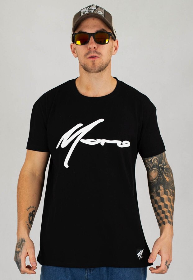 T-shirt Moro Sport Paris czarny