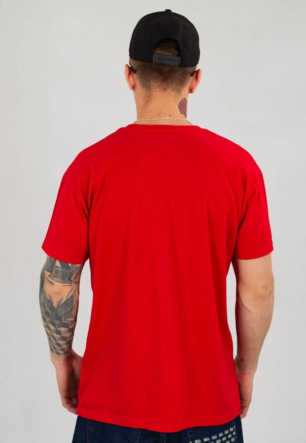 T-shirt Moro Sport Paris czerwony