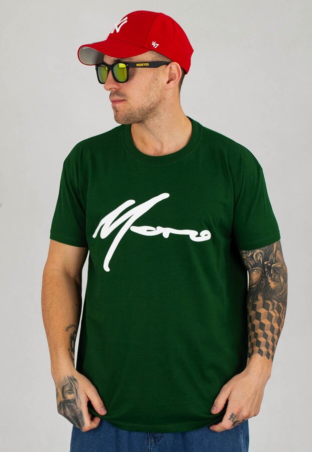 T-shirt Moro Sport Paris zielony