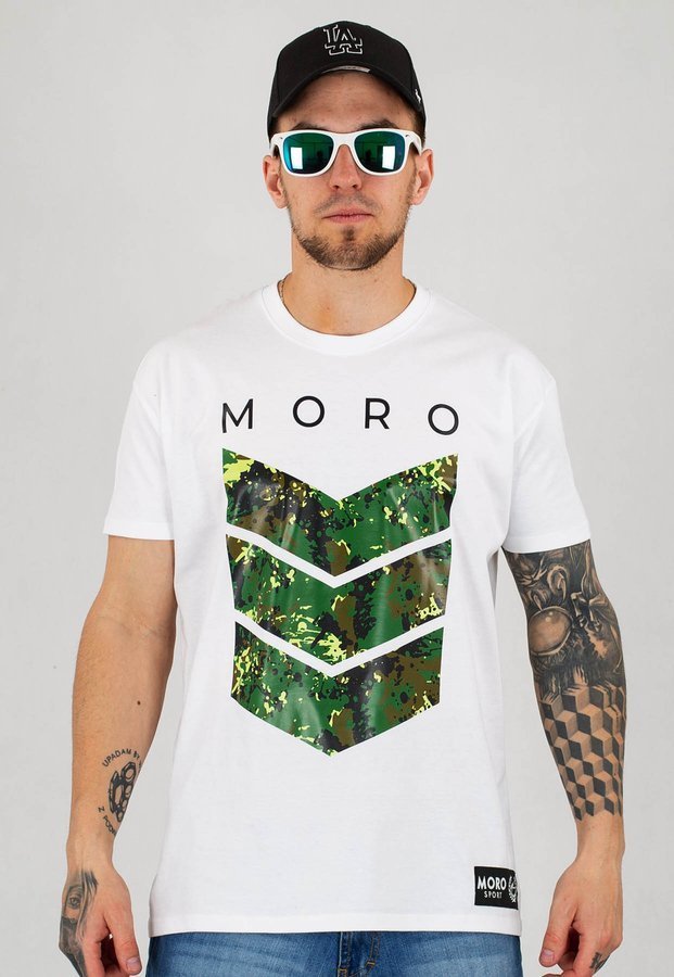 T-shirt Moro Sport Sergeant biały