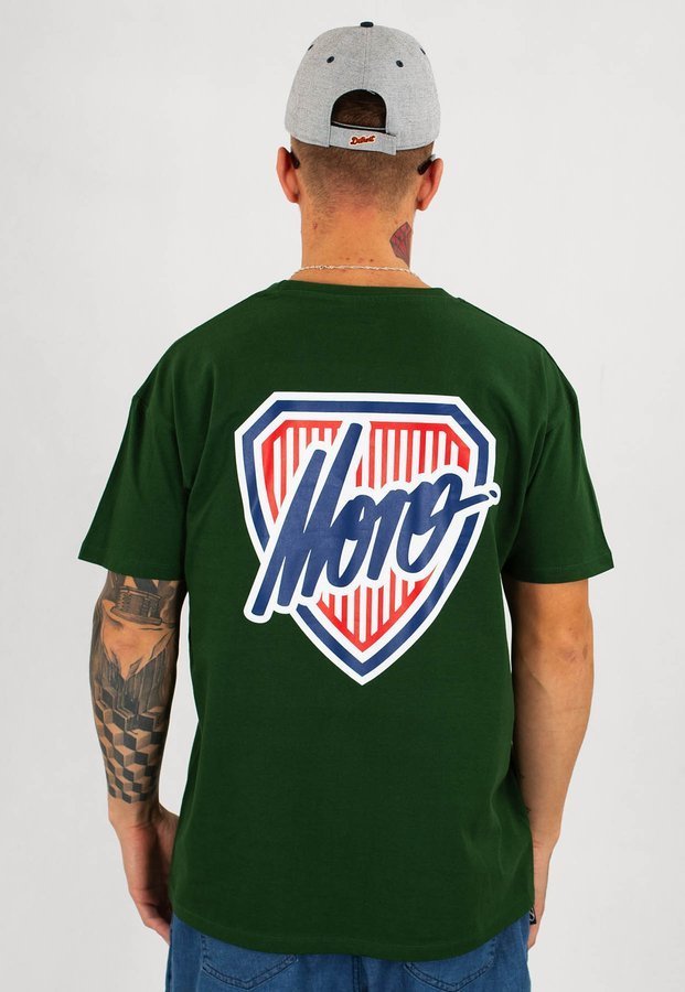 T-shirt Moro Sport Shield Tag Color zielony