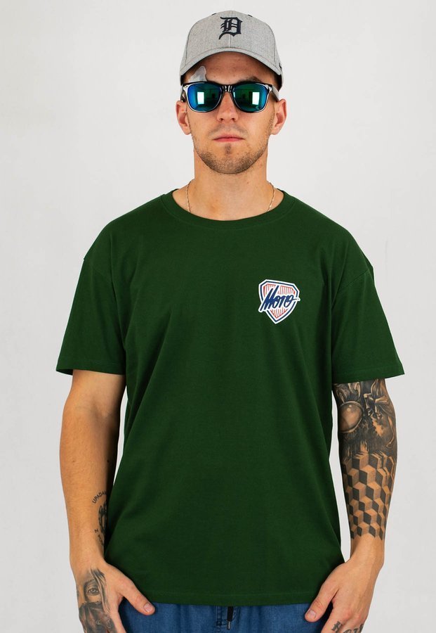 T-shirt Moro Sport Shield Tag Color zielony