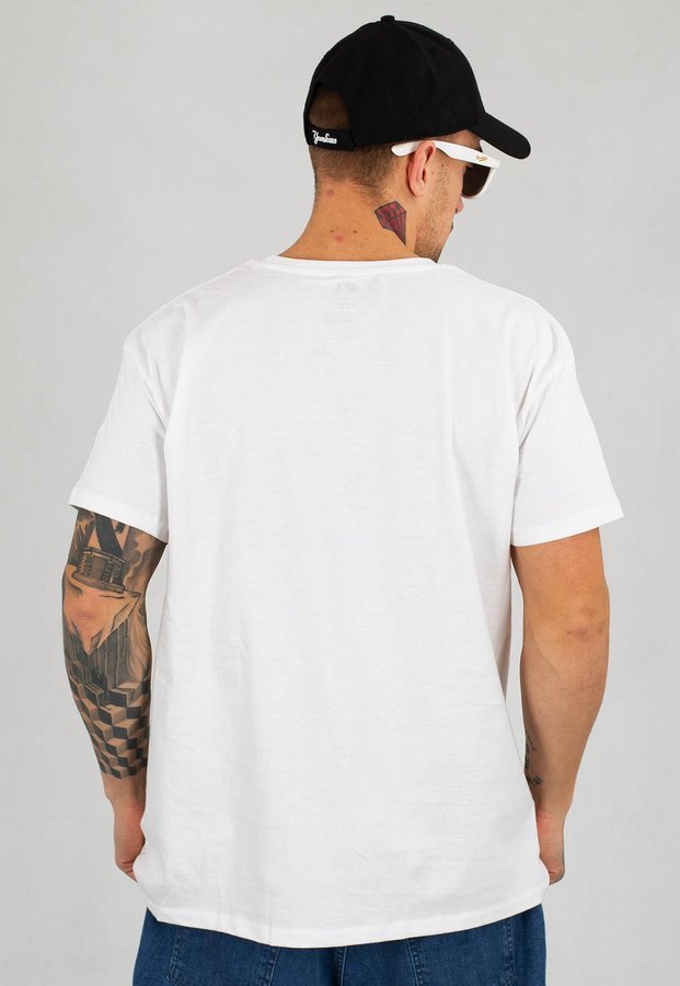 T-shirt Moro Sport Slant Color biały