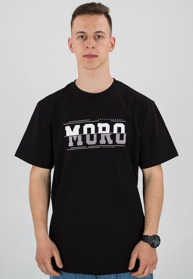 T-shirt Moro Sport Slash czarny