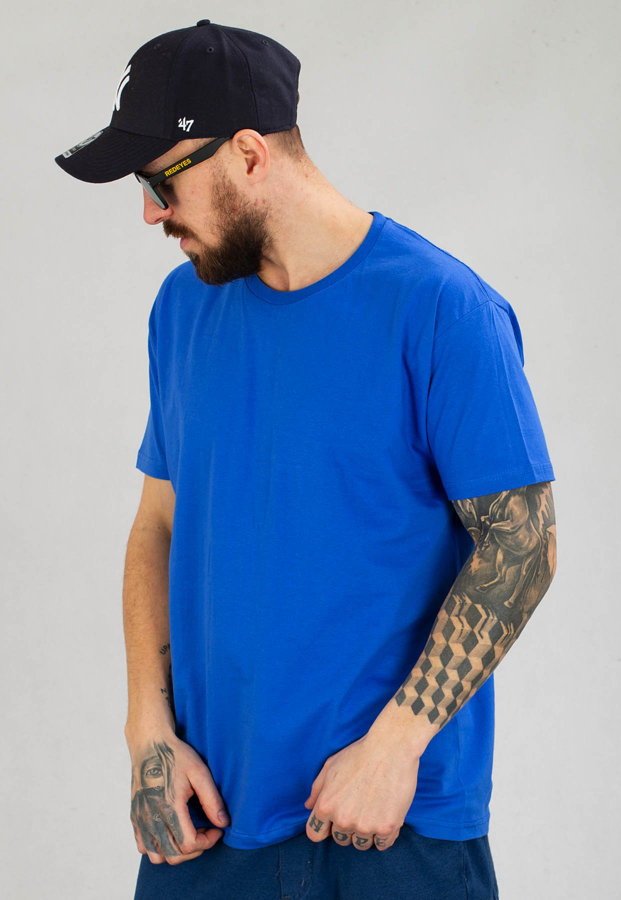 T-shirt Niemaloga 190 One Color niebieski