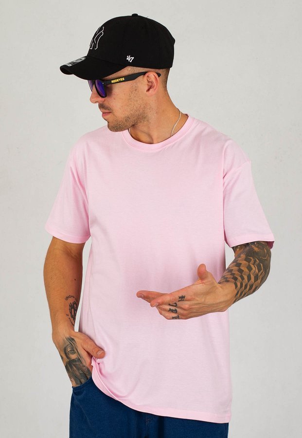 T-shirt Niemaloga 190 One Color różowy