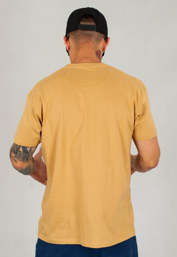 T-shirt Niemaloga Slim 150 Smooth beżowy