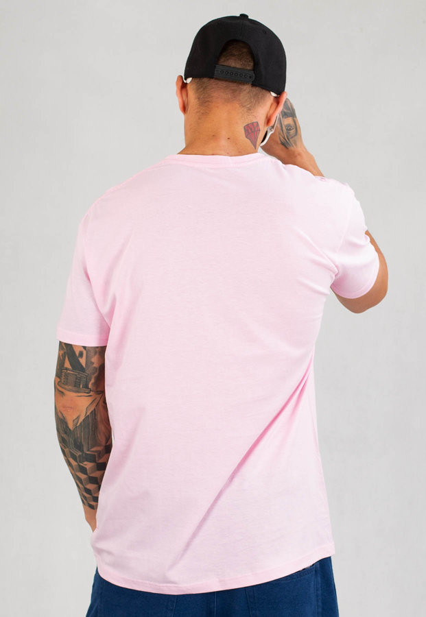 T-shirt Niemaloga Slim 150 Smooth różowy