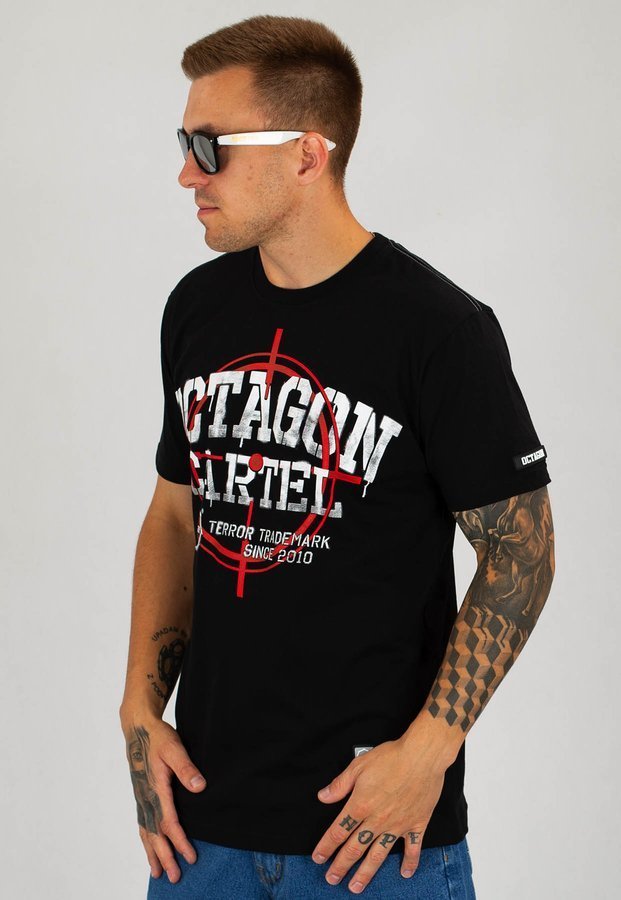 T-shirt Octagon Cartel czarny