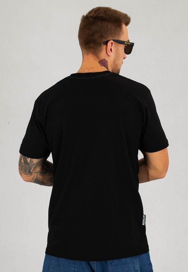 T-shirt Octagon Middle czarny