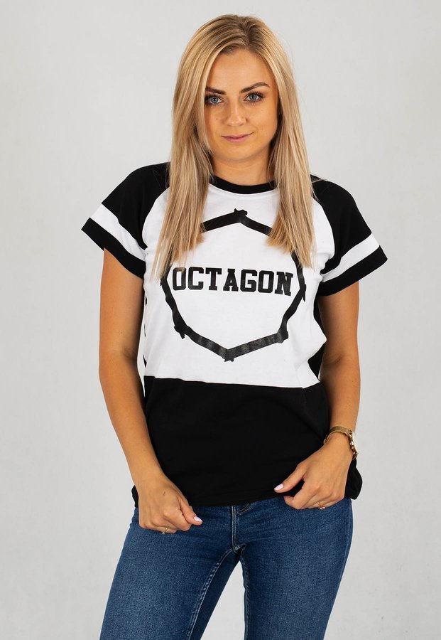 T-shirt Octagon Stroke biały