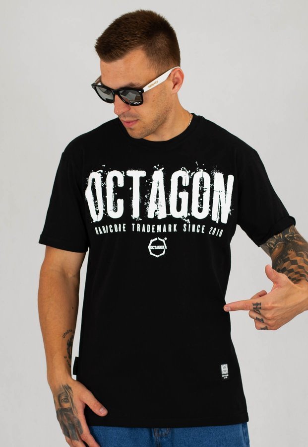 T-shirt Octagon Time to Hardcore Party czarny