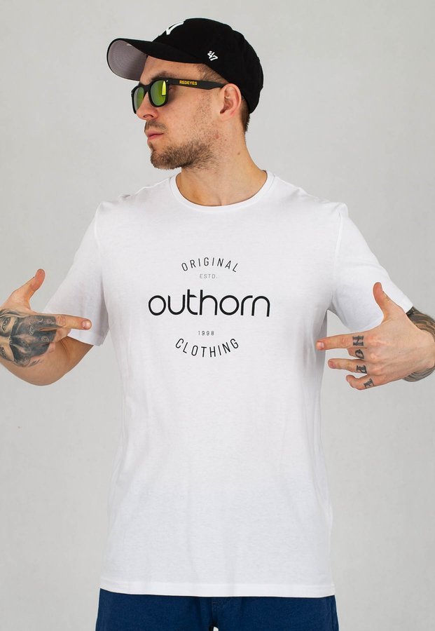 T-shirt Outhorn TSM600A biały
