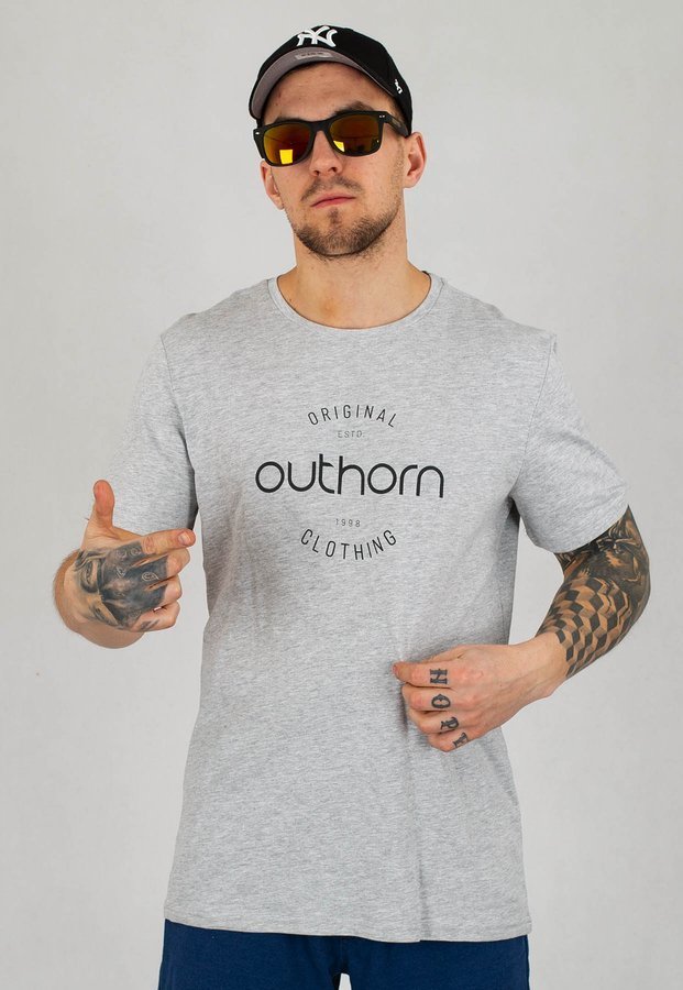 T-shirt Outhorn TSM600A jasno szary