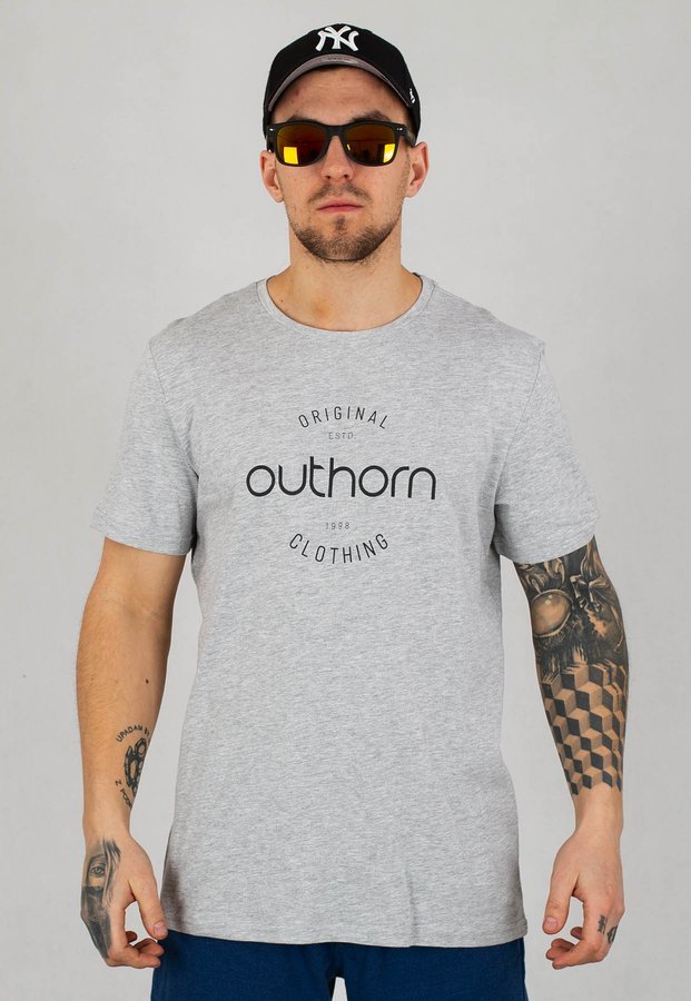 T-shirt Outhorn TSM600A jasno szary