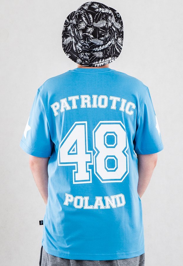 T-shirt Patriotic 48 Stars błękitny