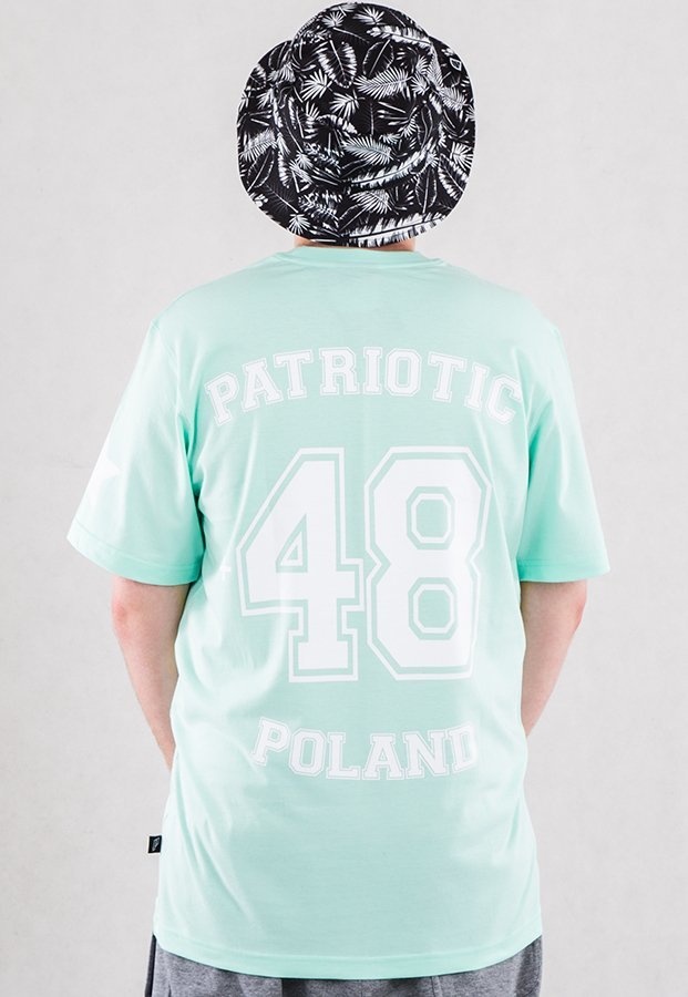 T-shirt Patriotic 48 Stars miętowy