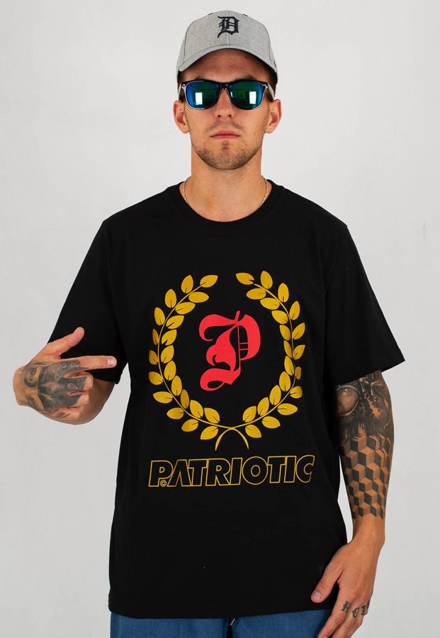 T-shirt Patriotic Big Laur czarny