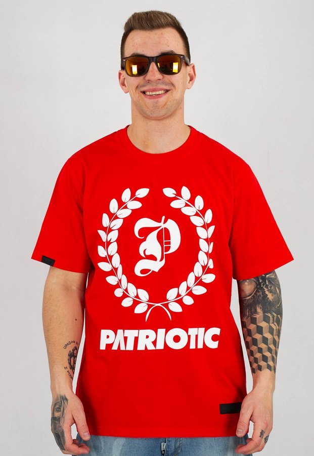 T-shirt Patriotic Big Laur czerwona