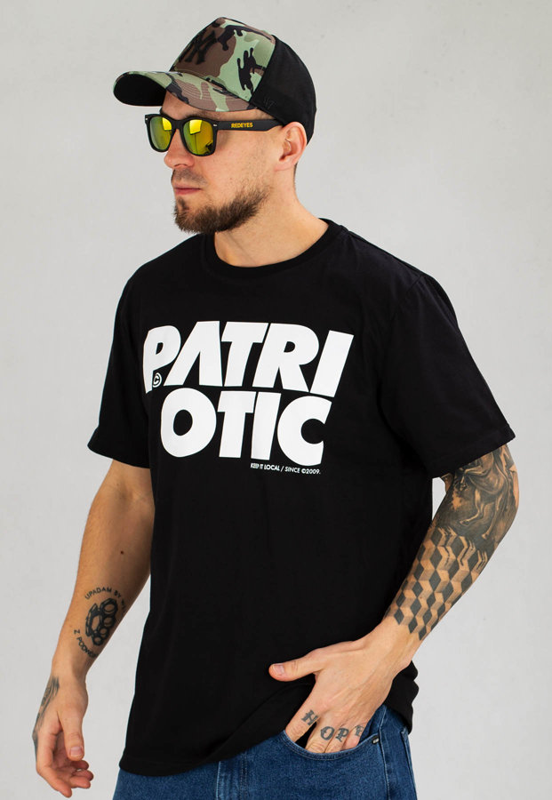 T-shirt Patriotic CLS 22 czarno biały