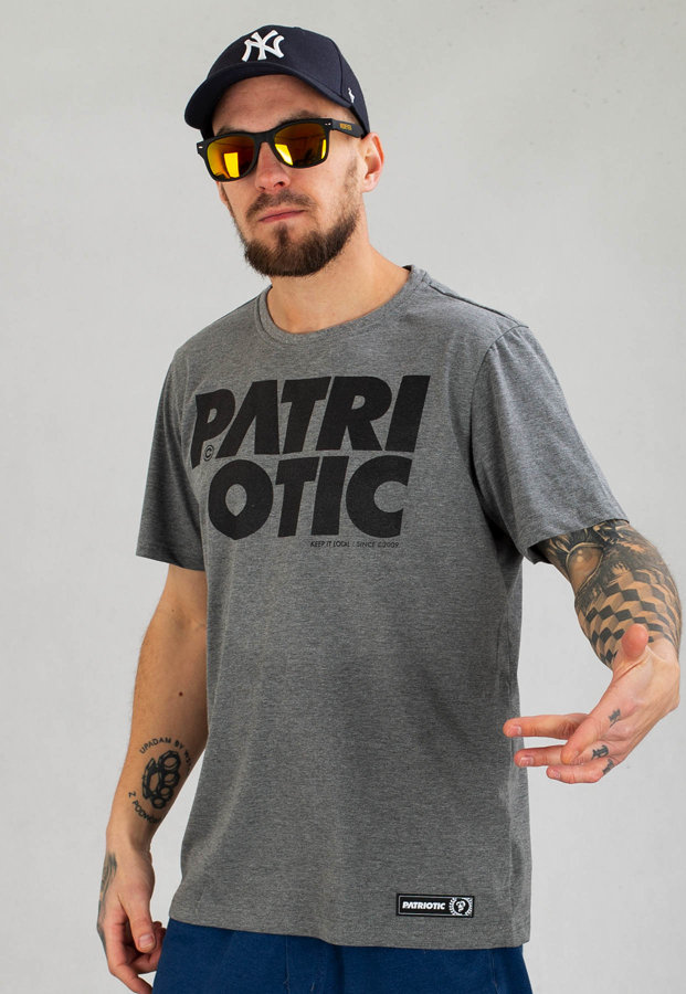 T-shirt Patriotic CLS 22 grafitowy
