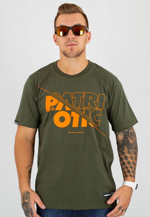 T-shirt Patriotic CLS Cut Line oliwkowy