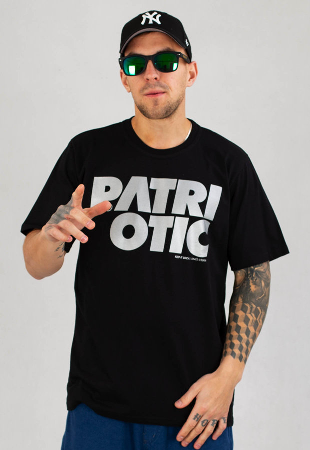 T-shirt Patriotic CLS czarno szara