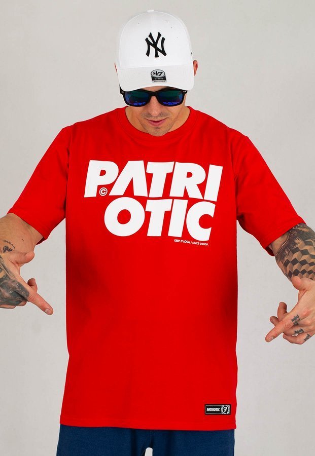 T-shirt Patriotic CLS czerwony
