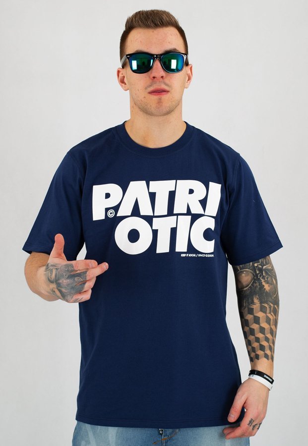 T-shirt Patriotic CLS granatowy