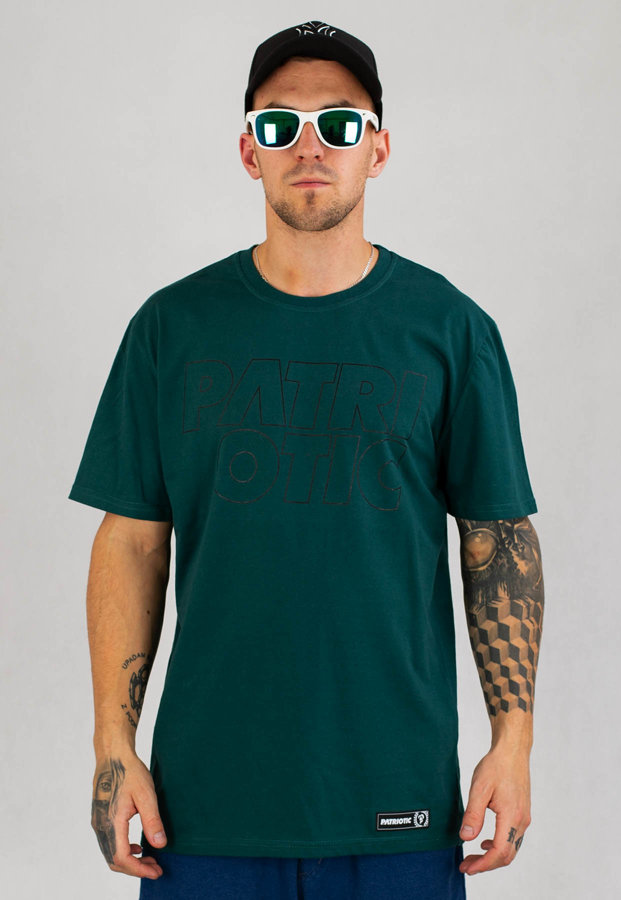 T-shirt Patriotic Cls Contour zielony