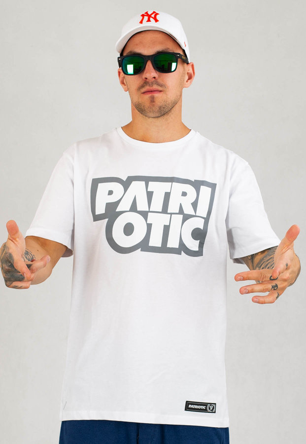 T-shirt Patriotic Cls Hard biały