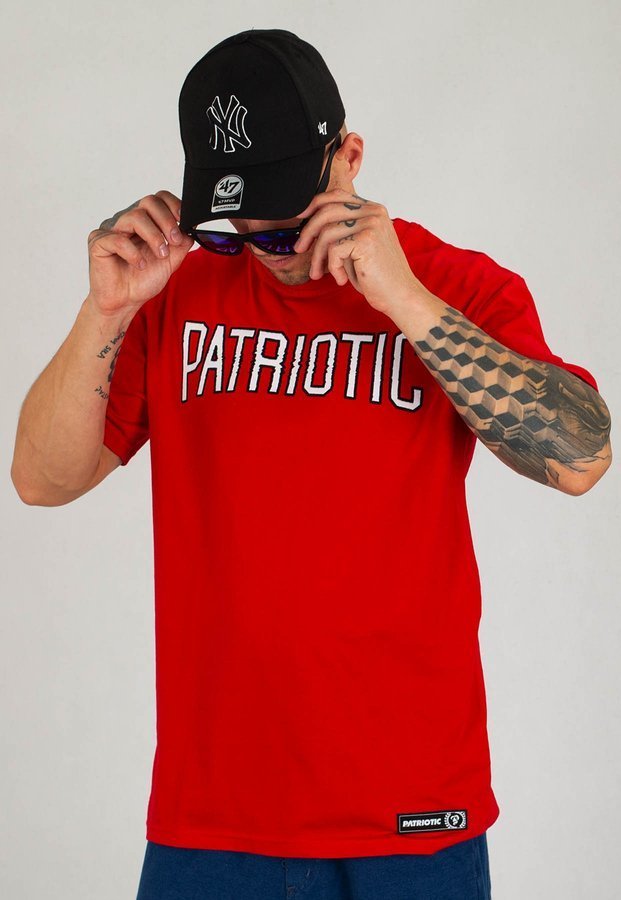 T-shirt Patriotic Eq Patch czerwony
