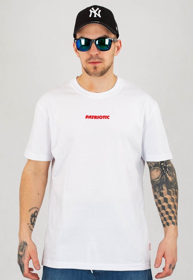 T-shirt Patriotic Futura Mini biały