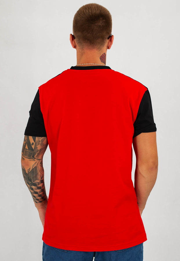 T-shirt Patriotic Futura Mini czarno czerwony