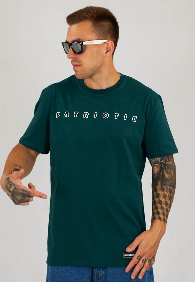 T-shirt Patriotic Futura Space zielony