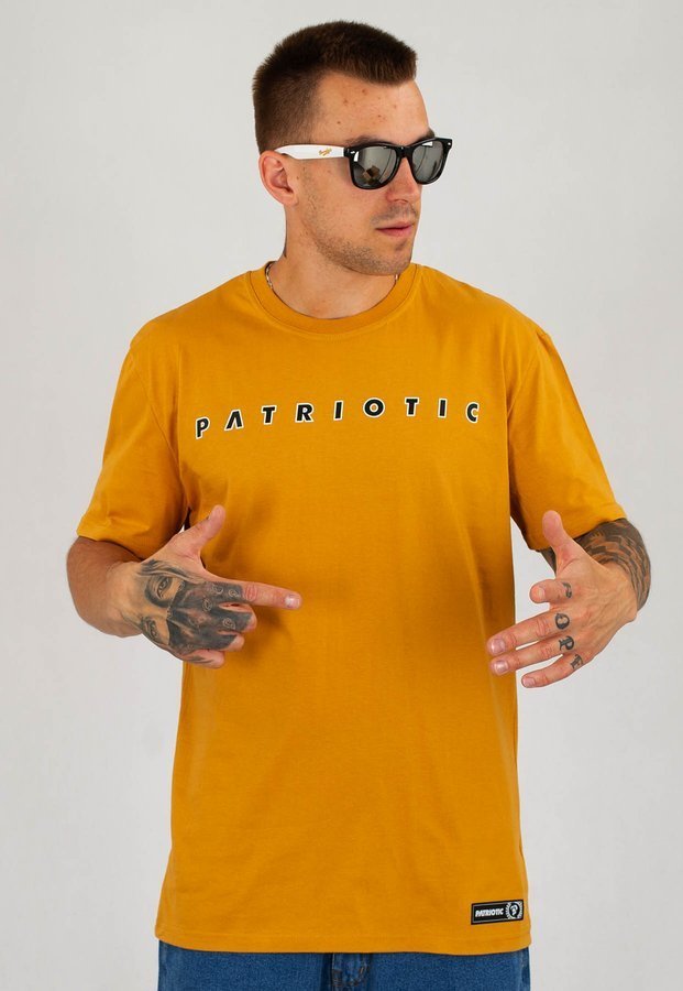 T-shirt Patriotic Futura Space żółty
