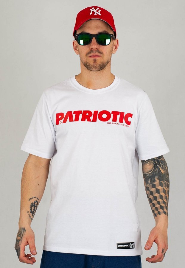 T-shirt Patriotic Futura biały