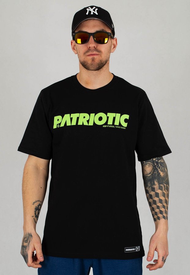 T-shirt Patriotic Futura czarny