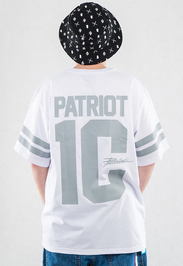 T-shirt Patriotic Future10# biały