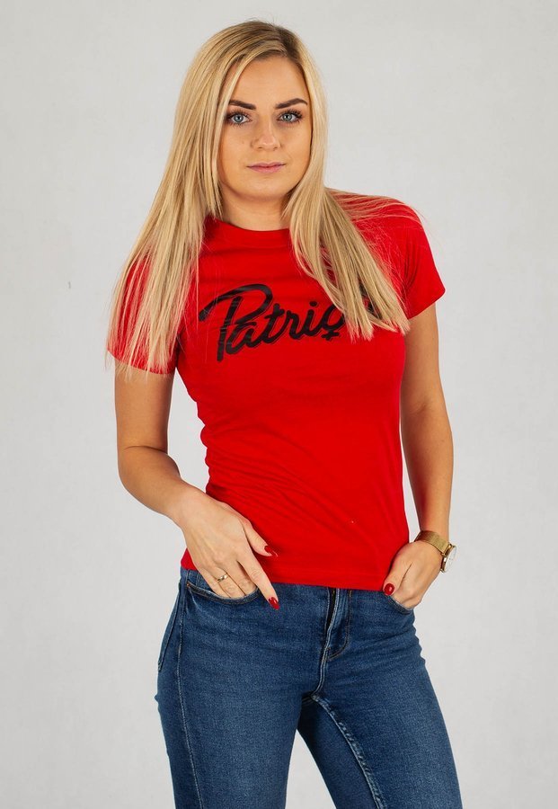 T-shirt Patriotic Liquid czerwony