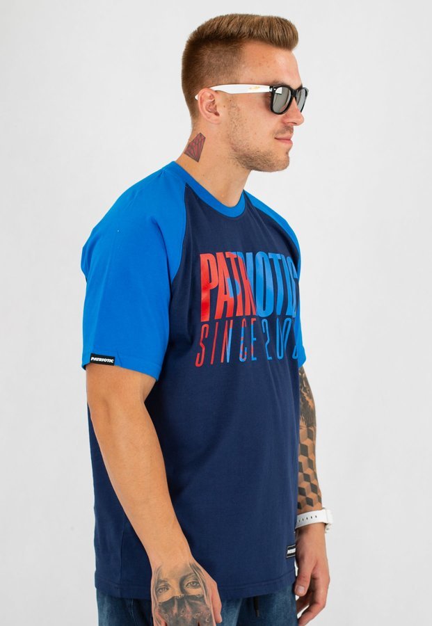 T-shirt Patriotic P Since 09' granatowy