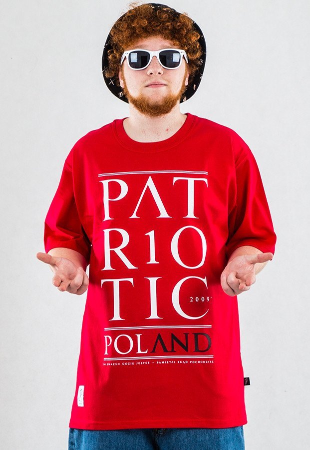 T-shirt Patriotic Poland czerwony