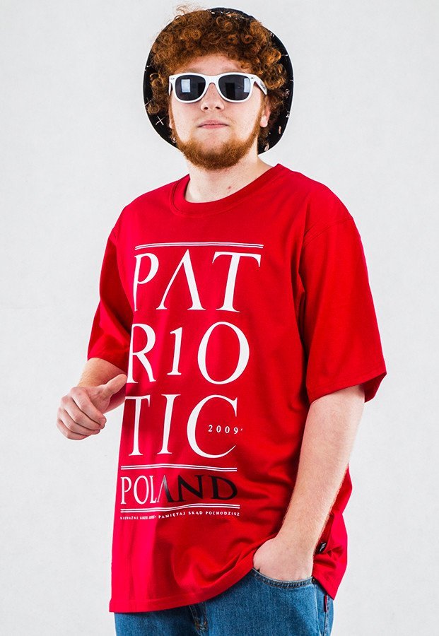 T-shirt Patriotic Poland czerwony
