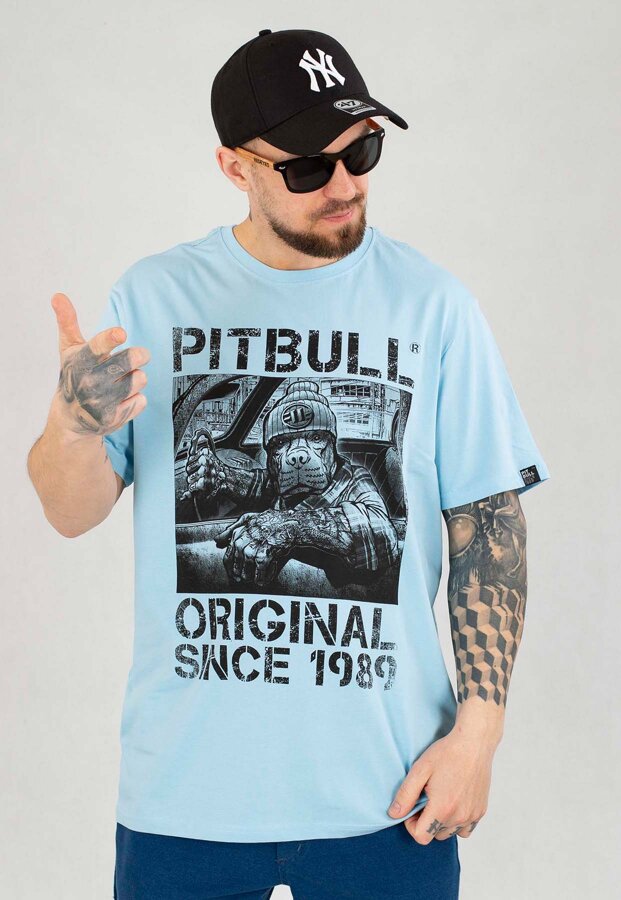 T-shirt Pit Bull 170 Drive jasno niebieski