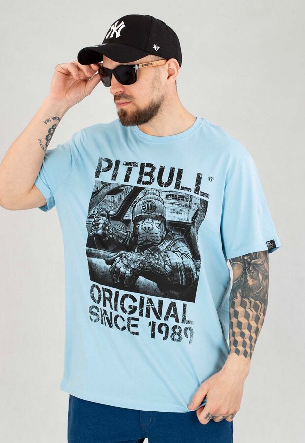 T-shirt Pit Bull 170 Drive jasno niebieski