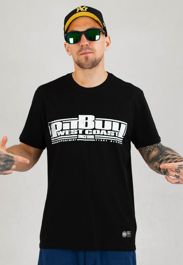 T-shirt Pit Bull Boxing czarny