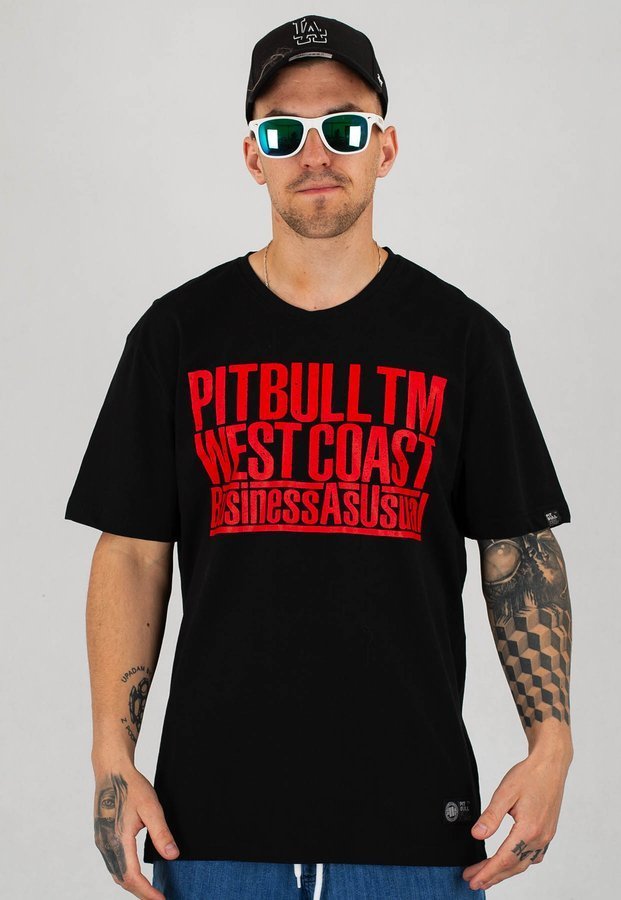 T-shirt Pit Bull Business As Usual czarny