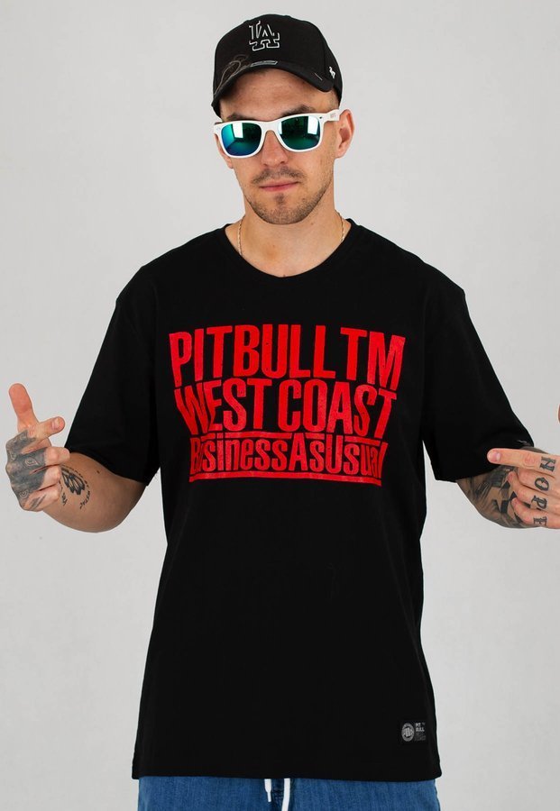 T-shirt Pit Bull Business As Usual czarny